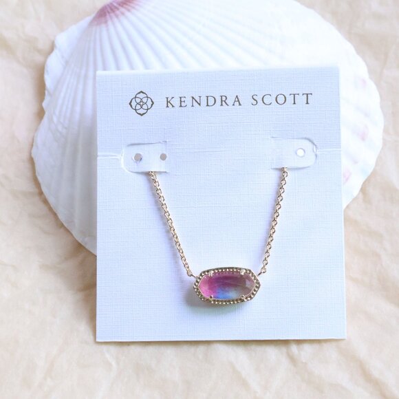 Kendra Scott Jewelry - Kendra Scott Gold Elisa Watercolor Necklace